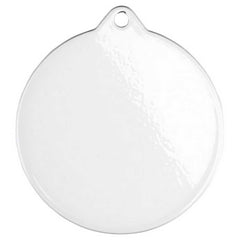 PLAIN WHITE ROUND MEDAL USED FOR SUBLIMATION - 2.75in - Optimum Teamwear