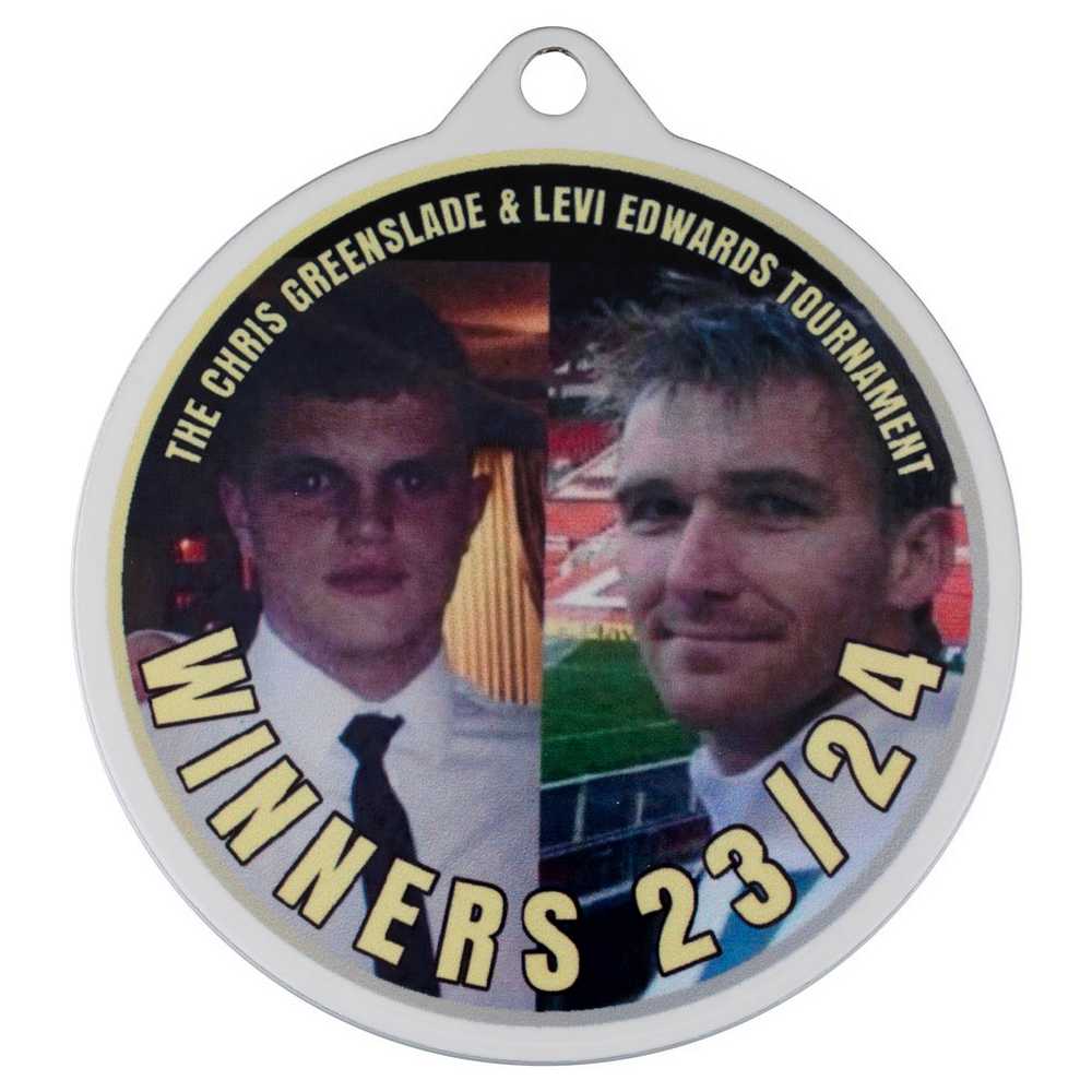 PLAIN WHITE ROUND MEDAL USED FOR SUBLIMATION - 2.75in - Optimum Teamwear