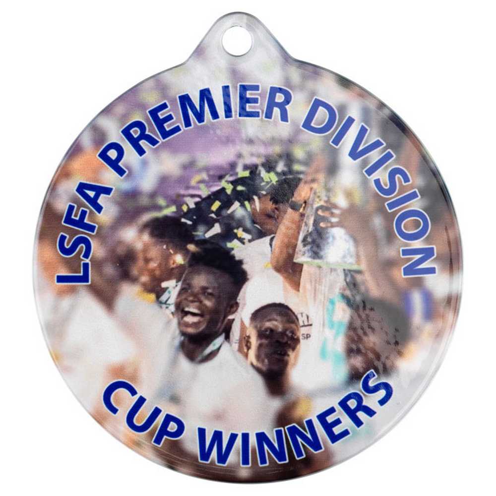 PLAIN WHITE ROUND MEDAL USED FOR SUBLIMATION - 2.75in - Optimum Teamwear