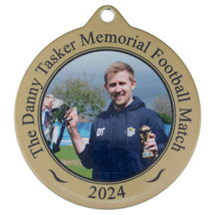 PLAIN WHITE ROUND MEDAL USED FOR SUBLIMATION - 2.75in - Optimum Teamwear