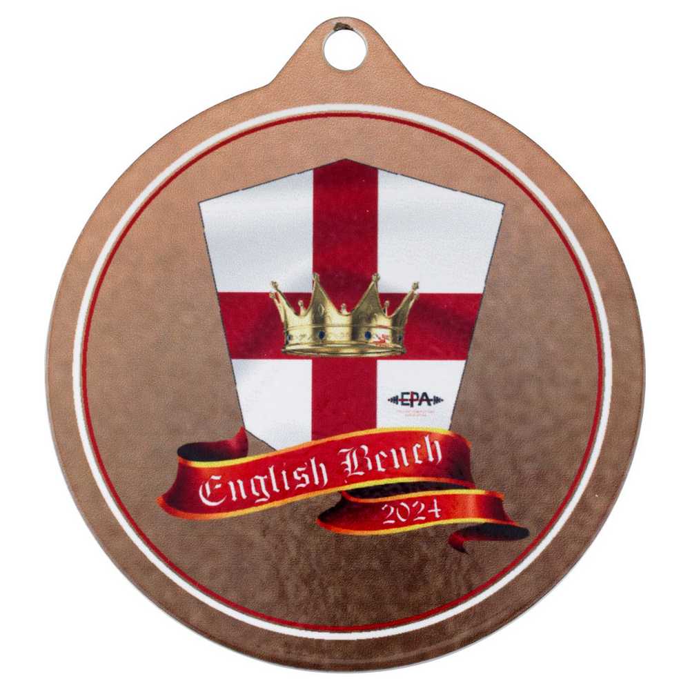 PLAIN WHITE ROUND MEDAL USED FOR SUBLIMATION - 2.75in - Optimum Teamwear