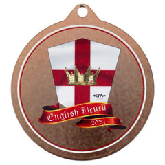 PLAIN WHITE ROUND MEDAL USED FOR SUBLIMATION - 2.75in - Optimum Teamwear