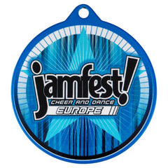 PLAIN WHITE ROUND MEDAL USED FOR SUBLIMATION - 2.75in - Optimum Teamwear