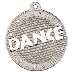DANCE TWO COLOUR MEDAL MATT SILVER/SILVER - 2in - Optimum Teamwear