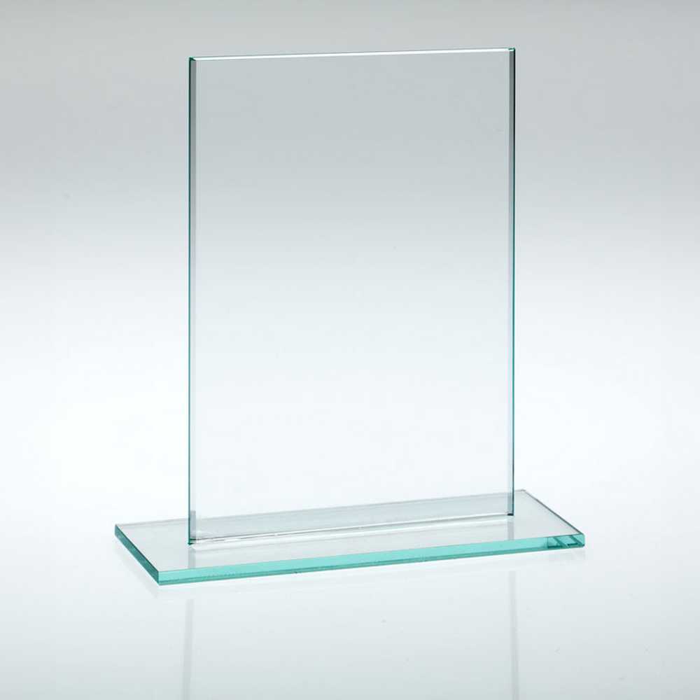 JADE GLASS NARROW PLAQUE (4mm THICK) - 4.5in - Optimum Teamwear