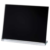BLACK BACKED CLEAR GLASS LANDSCAPE PLAQUE - 7.5 x 9.5in - Optimum Teamwear