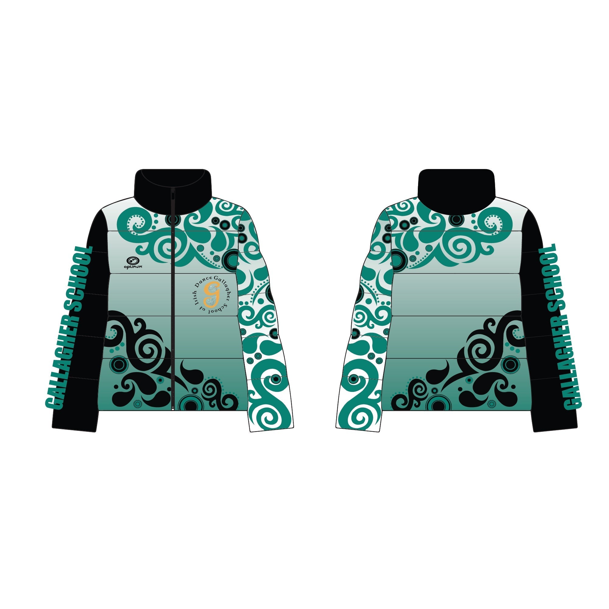 Gallagher Puffer Jacket - Optimum Teamwear