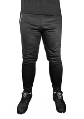 Optimum Tempo Skinny Tapered Jogging Bottoms Black - Optimum Teamwear