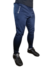 Optimum Tempo Skinny Tapered Tracksuit Bottoms Navy - Optimum Teamwear