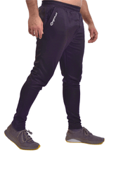 Optimum Tempo Skinny Tapered Tracksuit Bottoms Navy - Optimum Teamwear