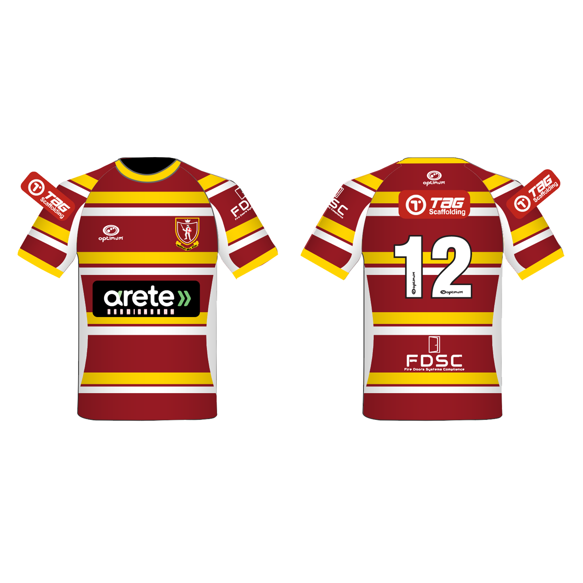 Mossley Hill RUFC Rugby Jersey - Optimum Teamwear