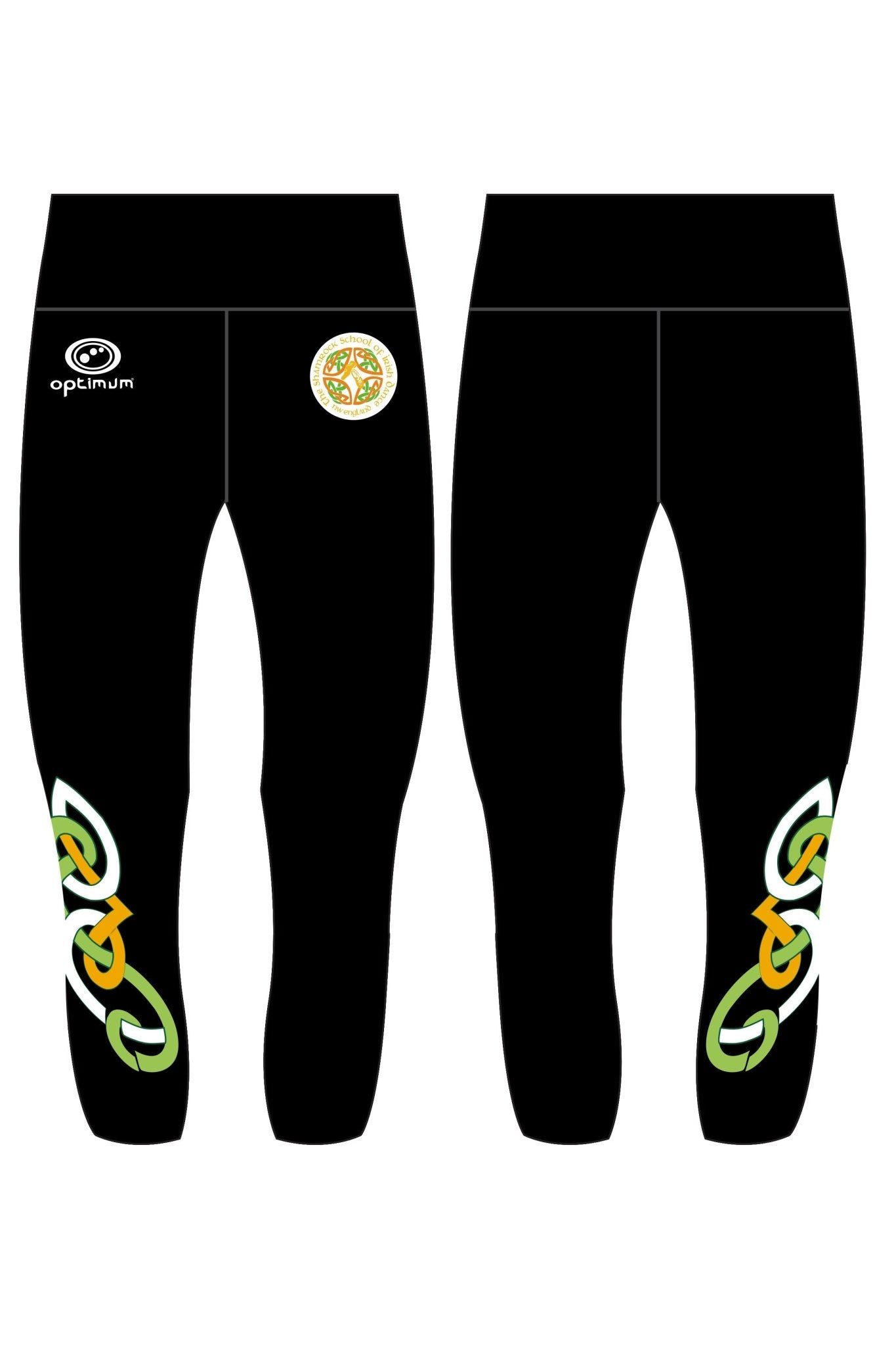 The Shamrock School Irish Dance Capri Leggings - Optimum Teamwear