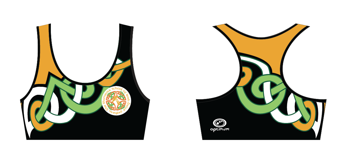 The Shamrock School Irish Dance Crop top - Optimum Teamwear