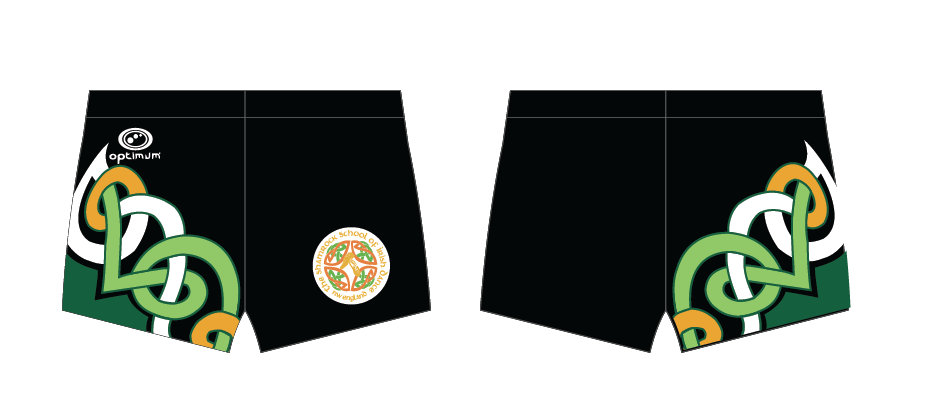 The Shamrock School Irish Dance Cropped shorts - Optimum Teamwear
