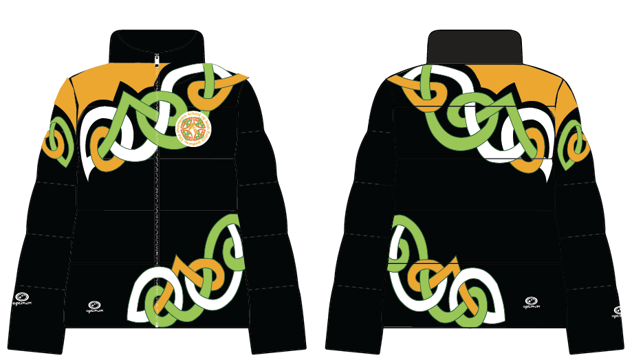 The Shamrock School Irish Dance Puffer Jacket - Optimum Teamwear