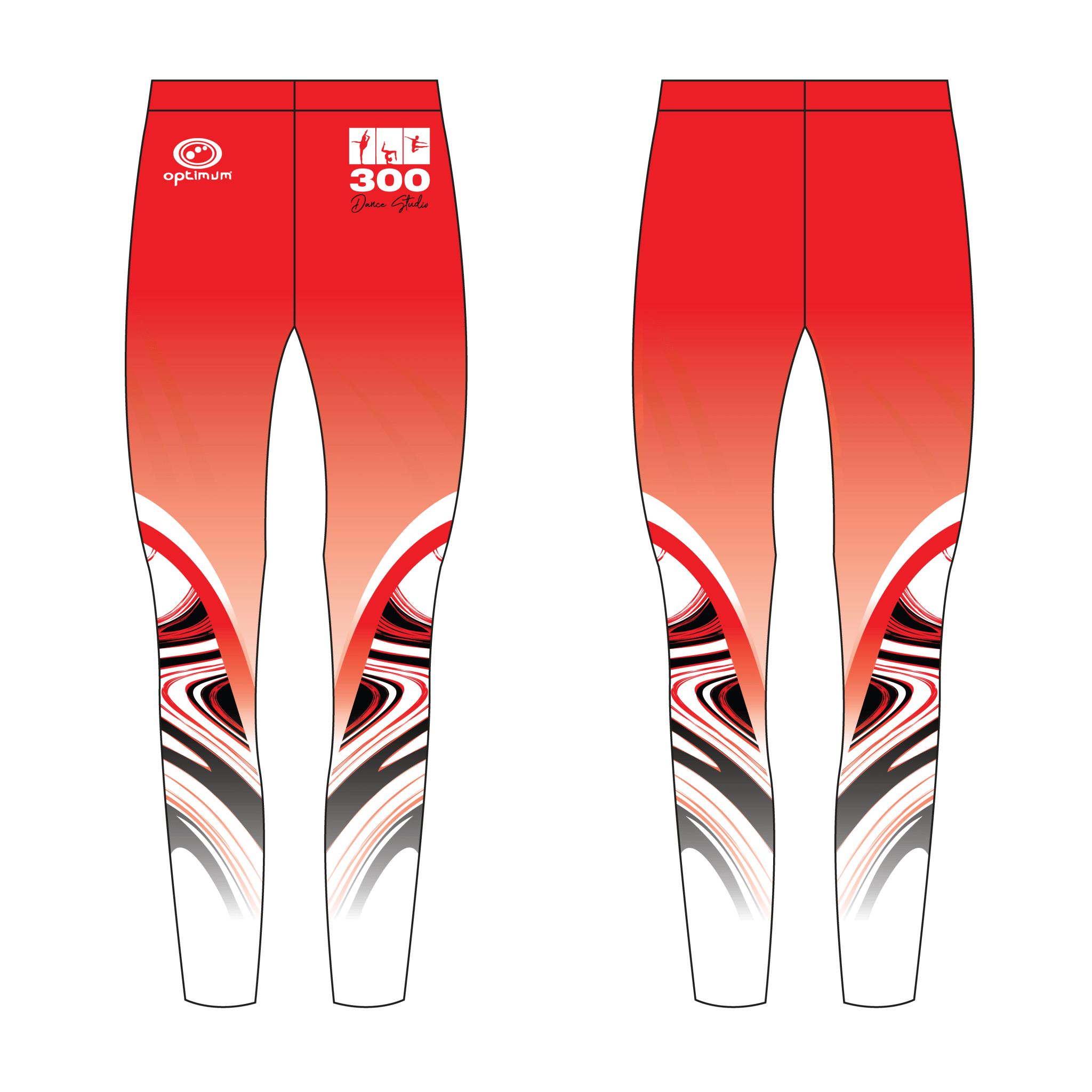 300 Dance Studios Full Length Leggings - Optimum Teamwear
