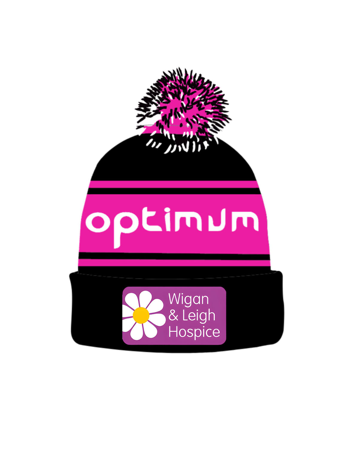Wigan and leigh Hospice Bobble Hat