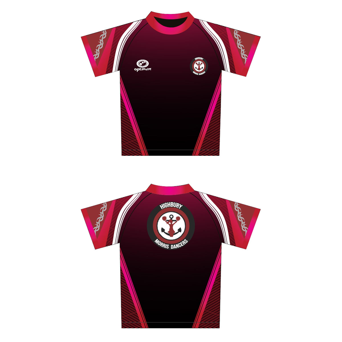 Highbury Morris Dancers T-Shirt - Optimum Teamwear
