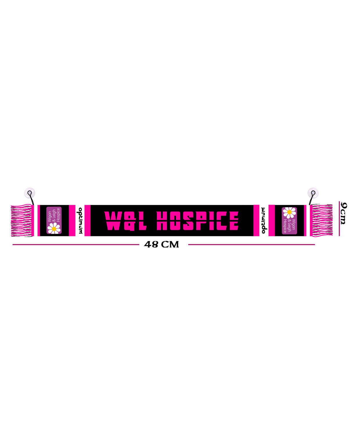 Wigan and leigh Hospice mini scarf