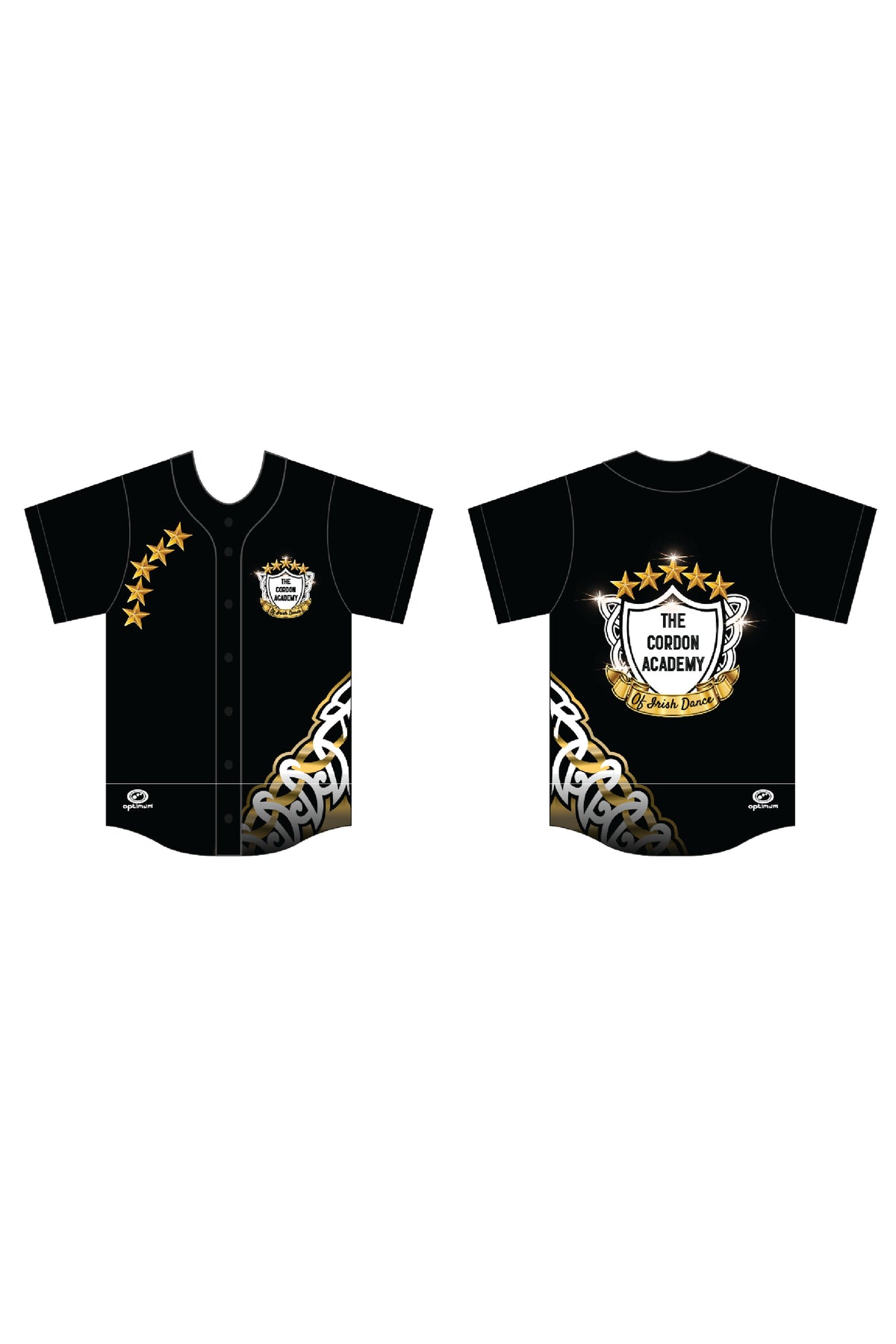 The Cordon Academy Baseball Top - Optimum Teamwear