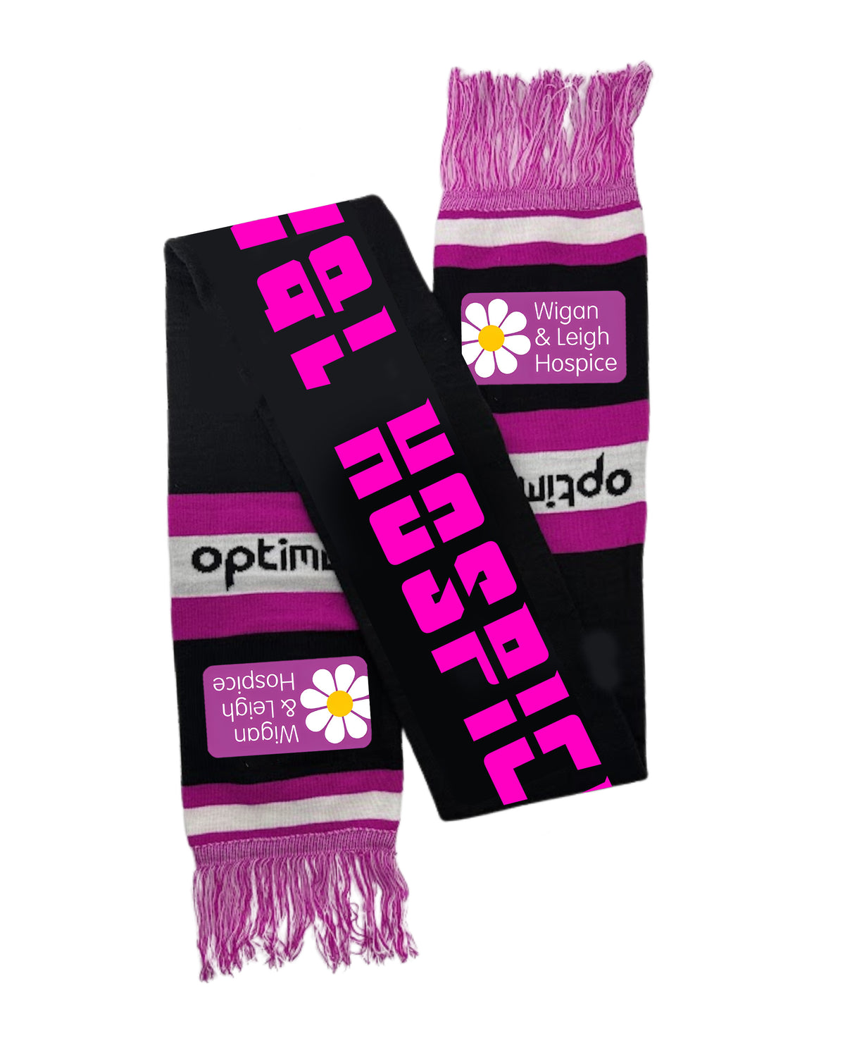 Wigan and leigh Hospice scarf
