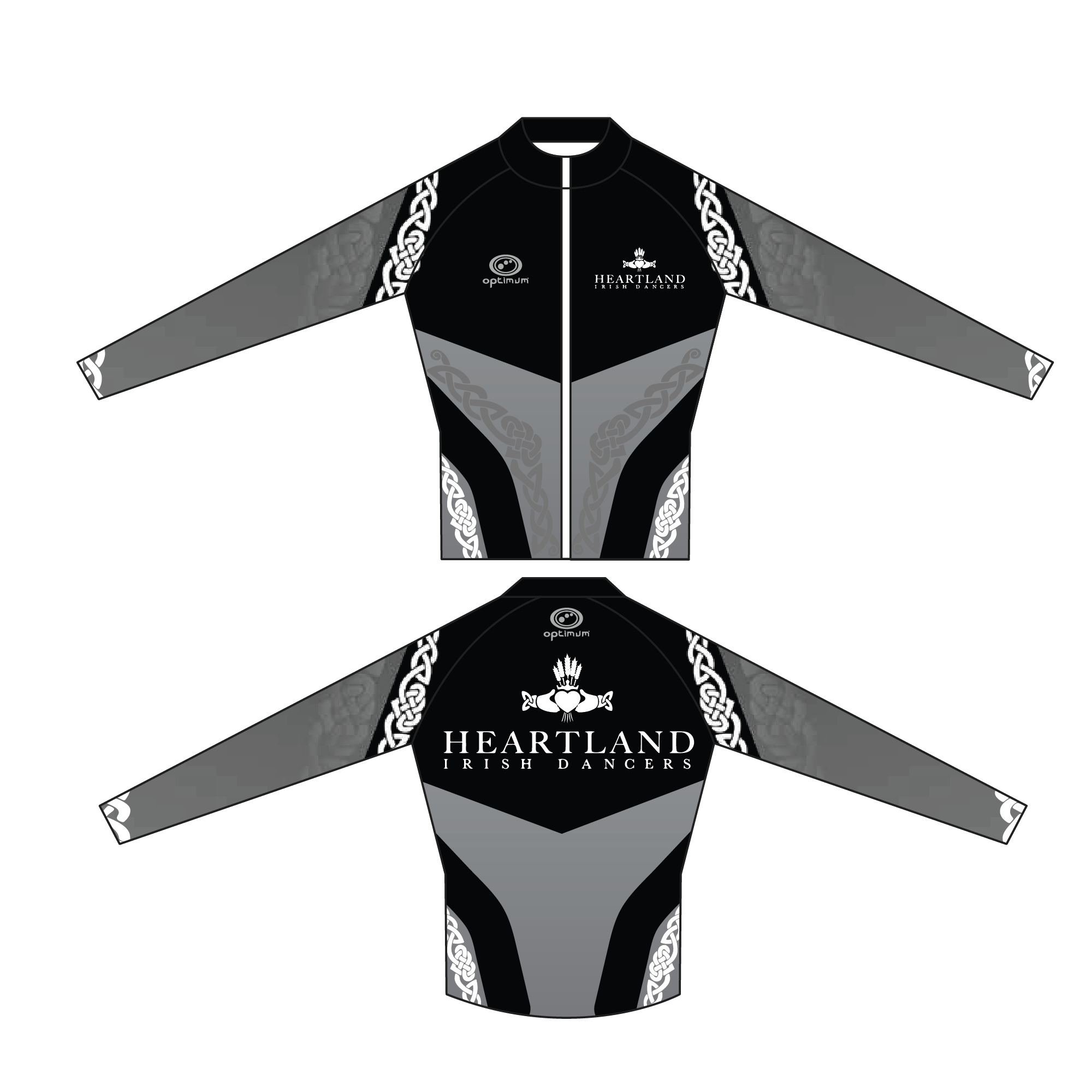 Heartlands Tracksuit Top - Optimum Teamwear
