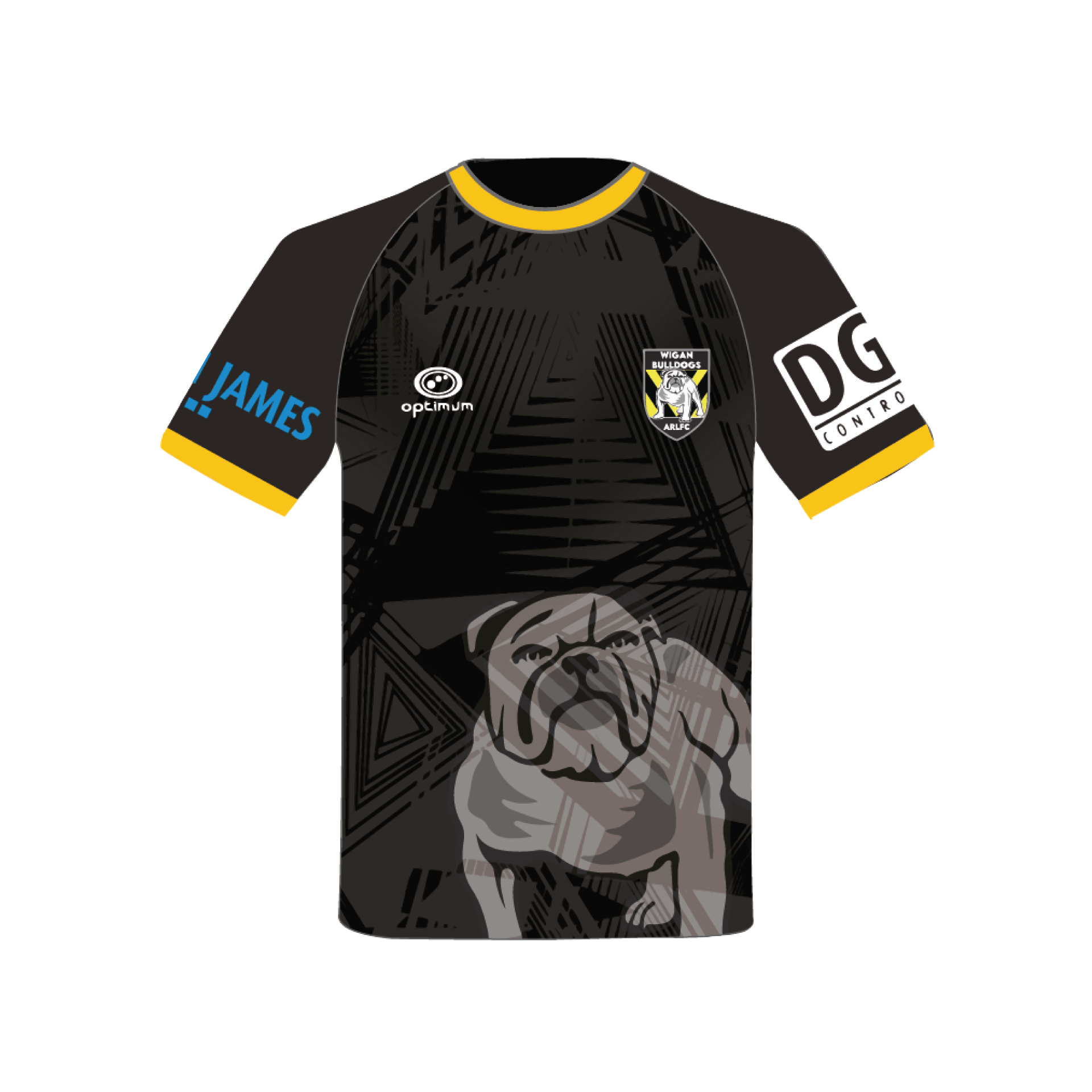 Wigan Bulldogs T-Shirt under 8s - Optimum Teamwear