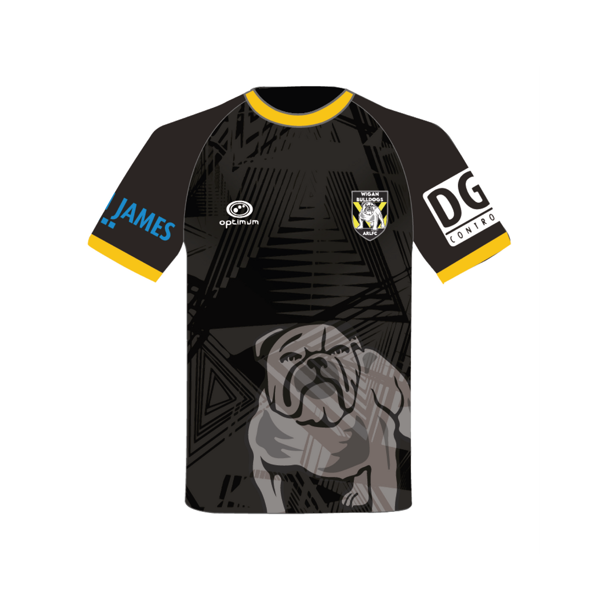 Wigan Bulldogs T-Shirt under 8s - Optimum Teamwear