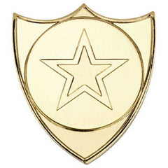 SHIELD BADGE (1in CENTRE) GOLD - 1.5in - Optimum Teamwear