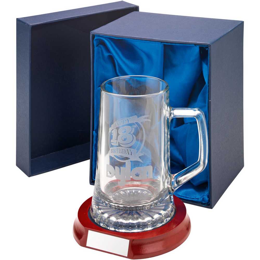 CRYSTAL TANKARD - 1 PINT