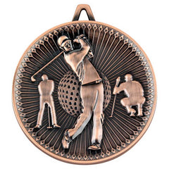 GOLF DELUXE MEDAL BRONZE - 2.35in - Optimum Teamwear