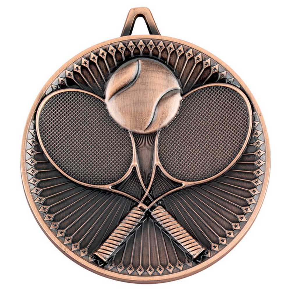 TENNIS DELUXE MEDAL BRONZE - 2.35in - Optimum Teamwear