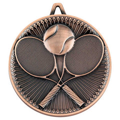 TENNIS DELUXE MEDAL BRONZE - 2.35in - Optimum Teamwear