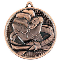 MARTIAL ARTS DELUXE MEDAL BRONZE - 2.35in