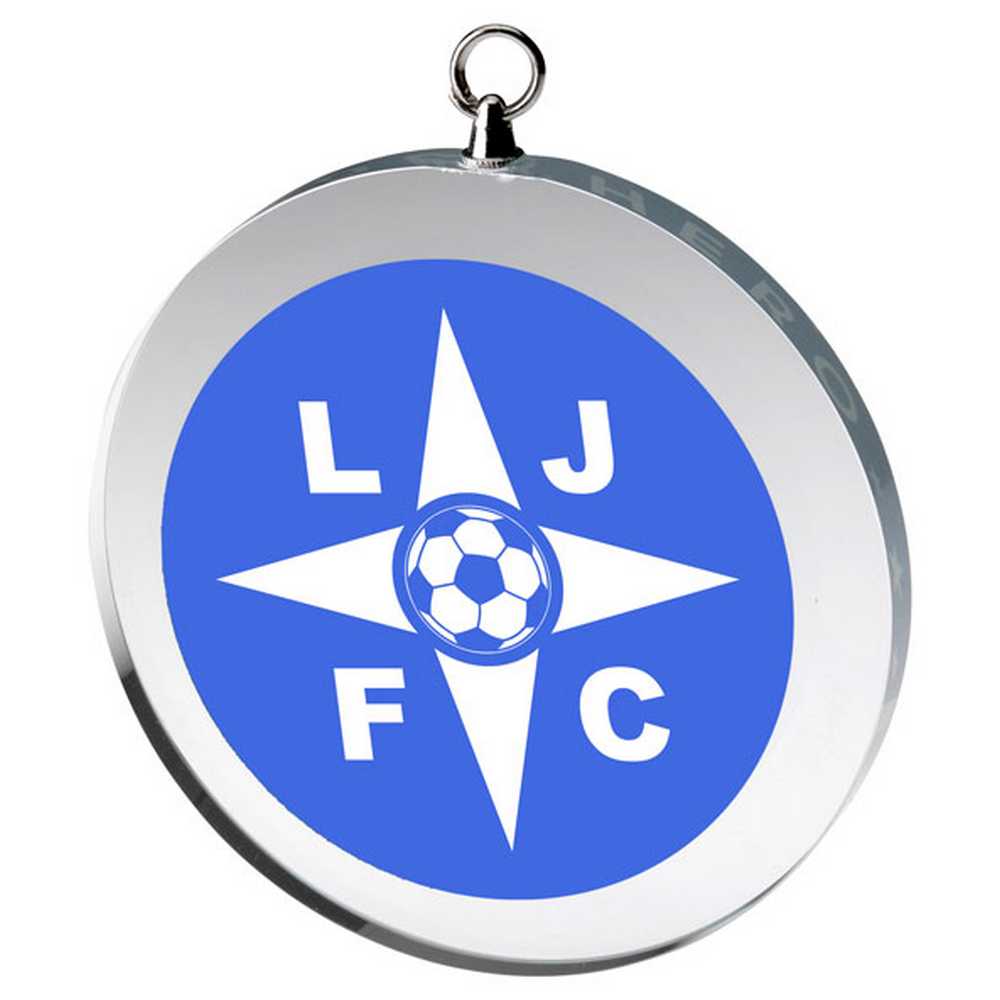 CLEAR GLASS ROUND MEDAL (6mm THICK) - 2.75in - Optimum Teamwear