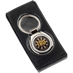 METAL ROUND KEYRING (1in CENTRE) - 1.75in