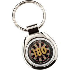 METAL ROUND KEYRING (1in CENTRE) - 1.75in