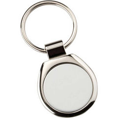 METAL ROUND KEYRING (1in CENTRE) - 1.75in