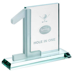 JADE GLASS RECTANGLE WITH FROSTED NO.1 (10mm THICK) - 6in