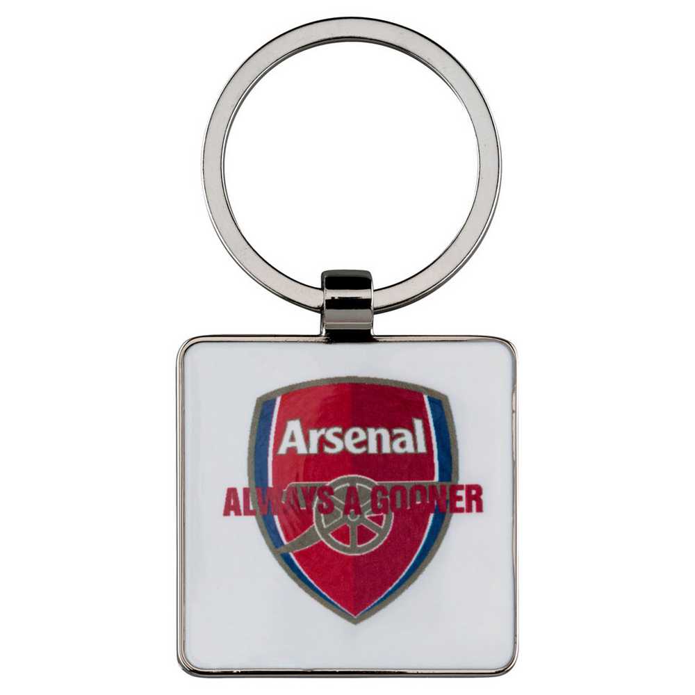 METAL SQUARE KEY FOB WITH WHITE FILL (FOR SUBLIMATION) - 2in - Optimum Teamwear