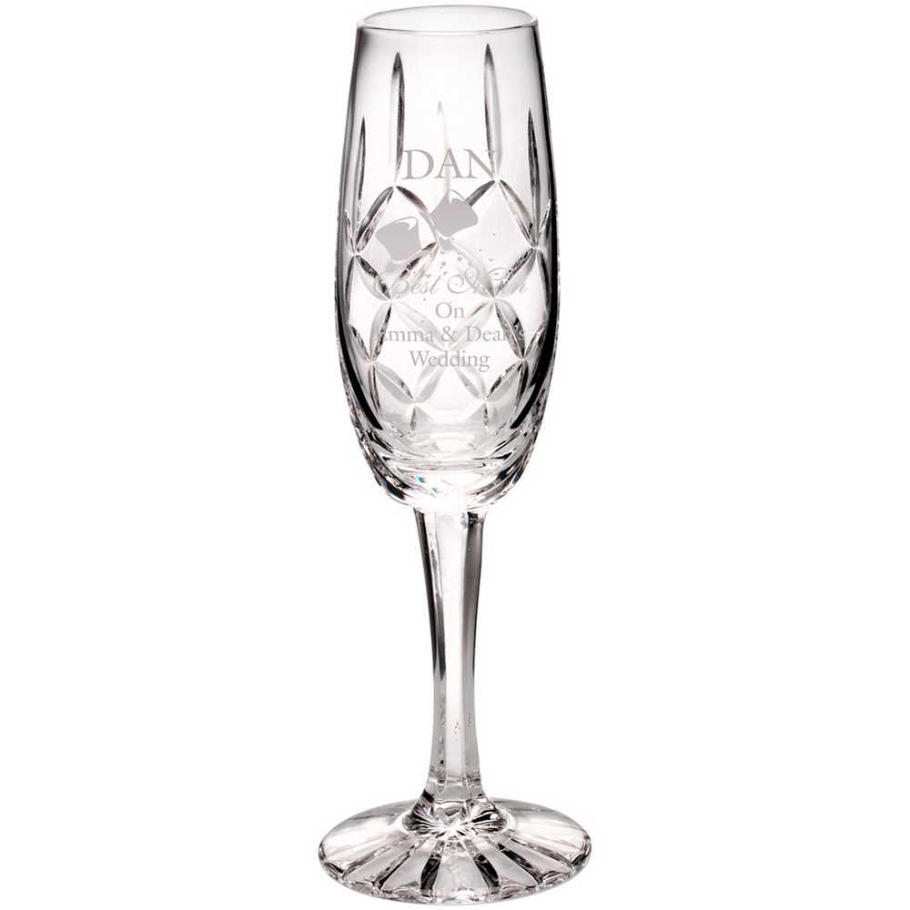 140ML CLASSIC CHAMPAGNE FLUTE BLANK PANEL - 8in
