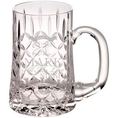 GLASS TANKARD 610ML BLANK PANEL - 5.5in