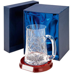 GLASS TANKARD 610ML BLANK PANEL - 5.5in