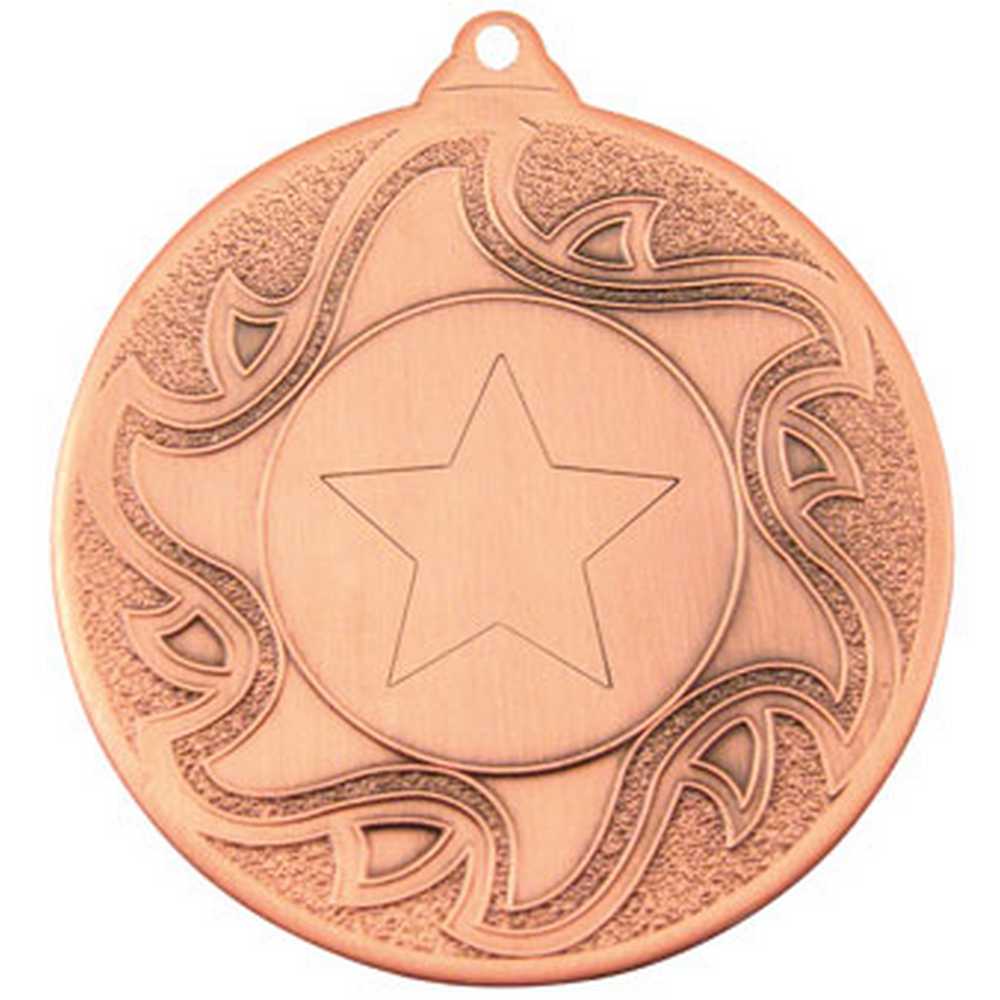 SUNSHINE MEDAL (1in CENTRE) BRONZE - 2in - Optimum Teamwear