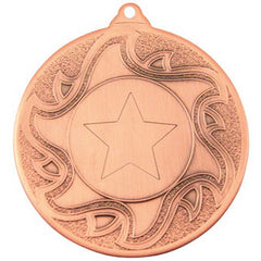 SUNSHINE MEDAL (1in CENTRE) BRONZE - 2in - Optimum Teamwear