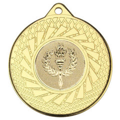 BLADE MEDAL (1in CENTRE) GOLD - 2in