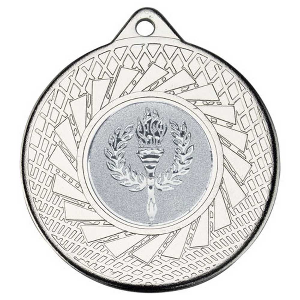 BLADE MEDAL (1in CENTRE) SILVER - 2in