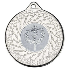 BLADE MEDAL (1in CENTRE) SILVER - 2in