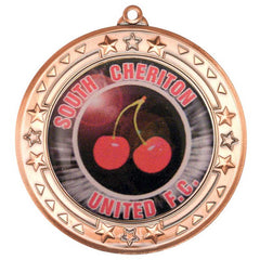 TRI STAR MEDAL (2in CENTRE) BRONZE - 2.75in - Optimum Teamwear