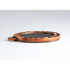 WREATH MEDAL EXTRA THICK (2in CENTRE) BRONZE - 2.75in